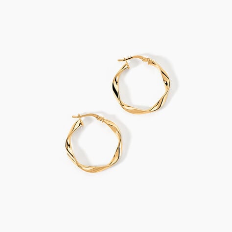 Créoles Falbala Or Jaune - Créoles Femme | Marc Orian