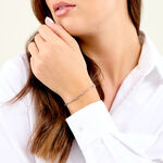 Bracelet Cinthia Acier Blanc - Bracelets mailles Femme | Marc Orian