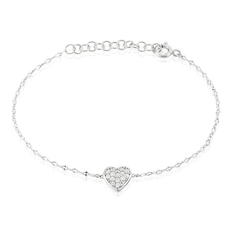 Bracelet Idan Argent Blanc Oxyde De Zirconium - Bracelets chaînes Femme | Marc Orian