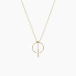Collier Or Jaune Guda Oxyde De Zirconium - Colliers avec pierres Femme | Marc Orian
