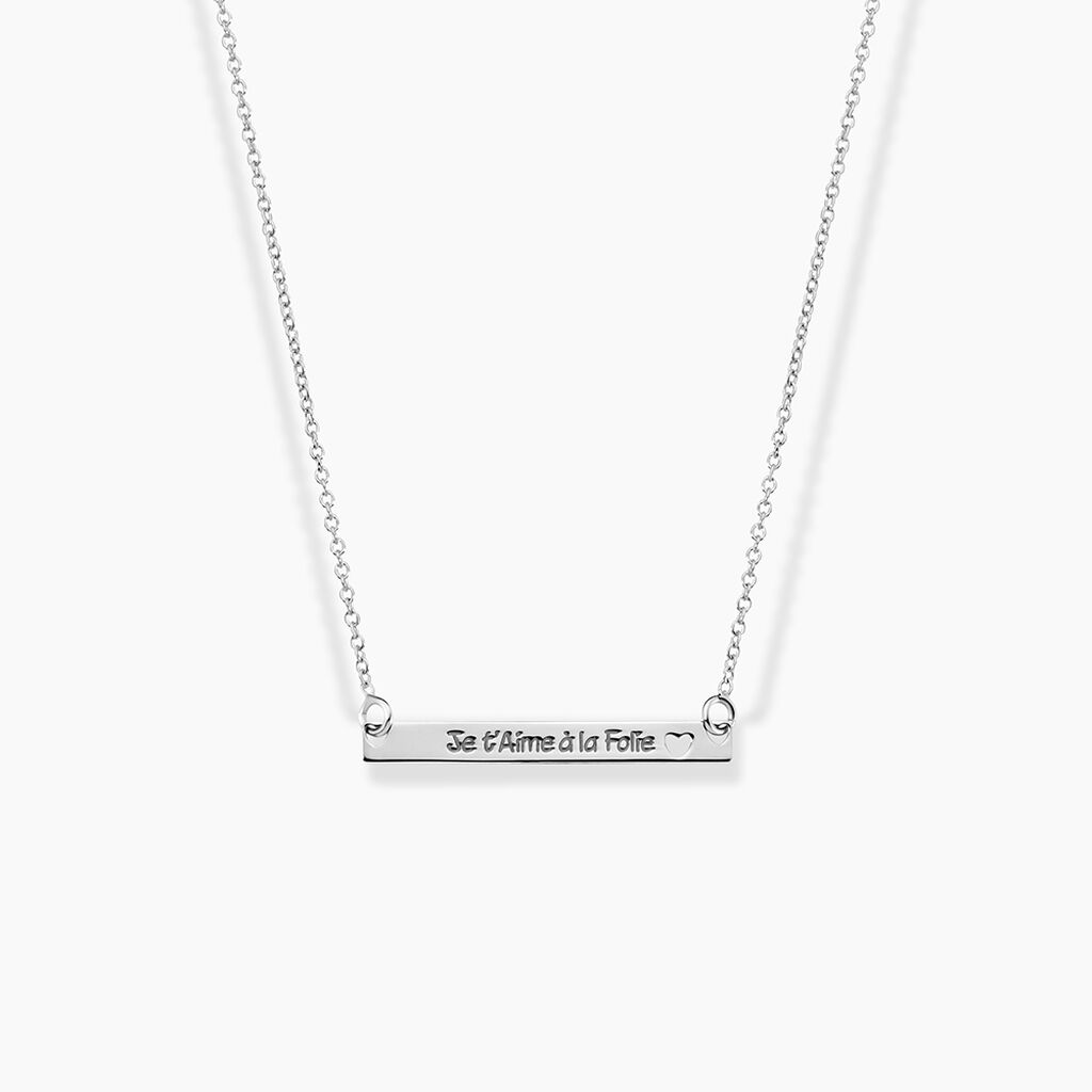 Collier Karelle Argent Blanc - Colliers fantaisie Femme | Marc Orian