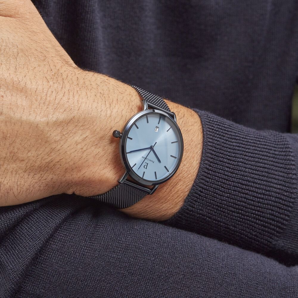 Montre Pierre Lannier Echo Bleu - Montres étanches Homme | Marc Orian
