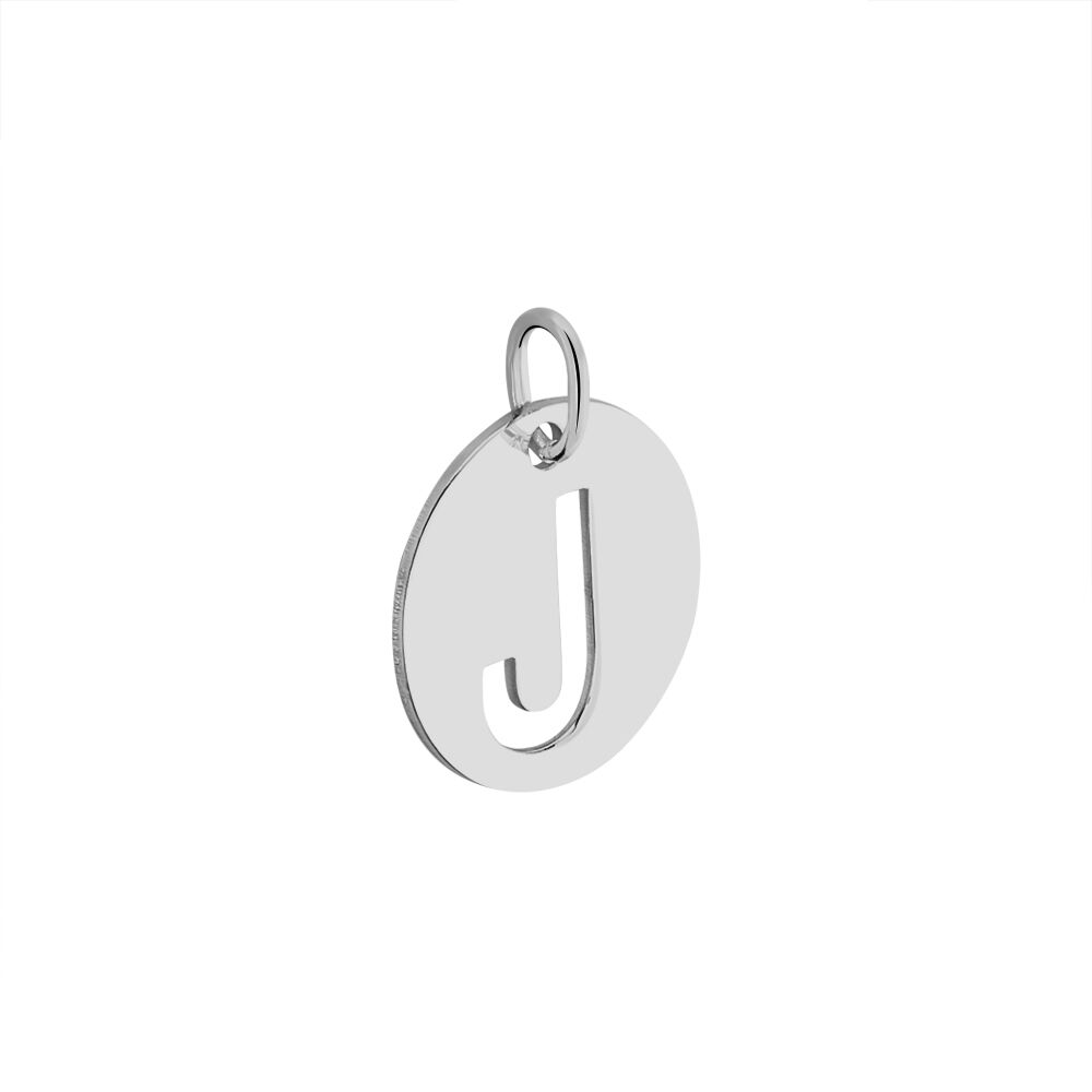 Pendentif Elio J Argent Blanc - Pendentifs Famille | Marc Orian