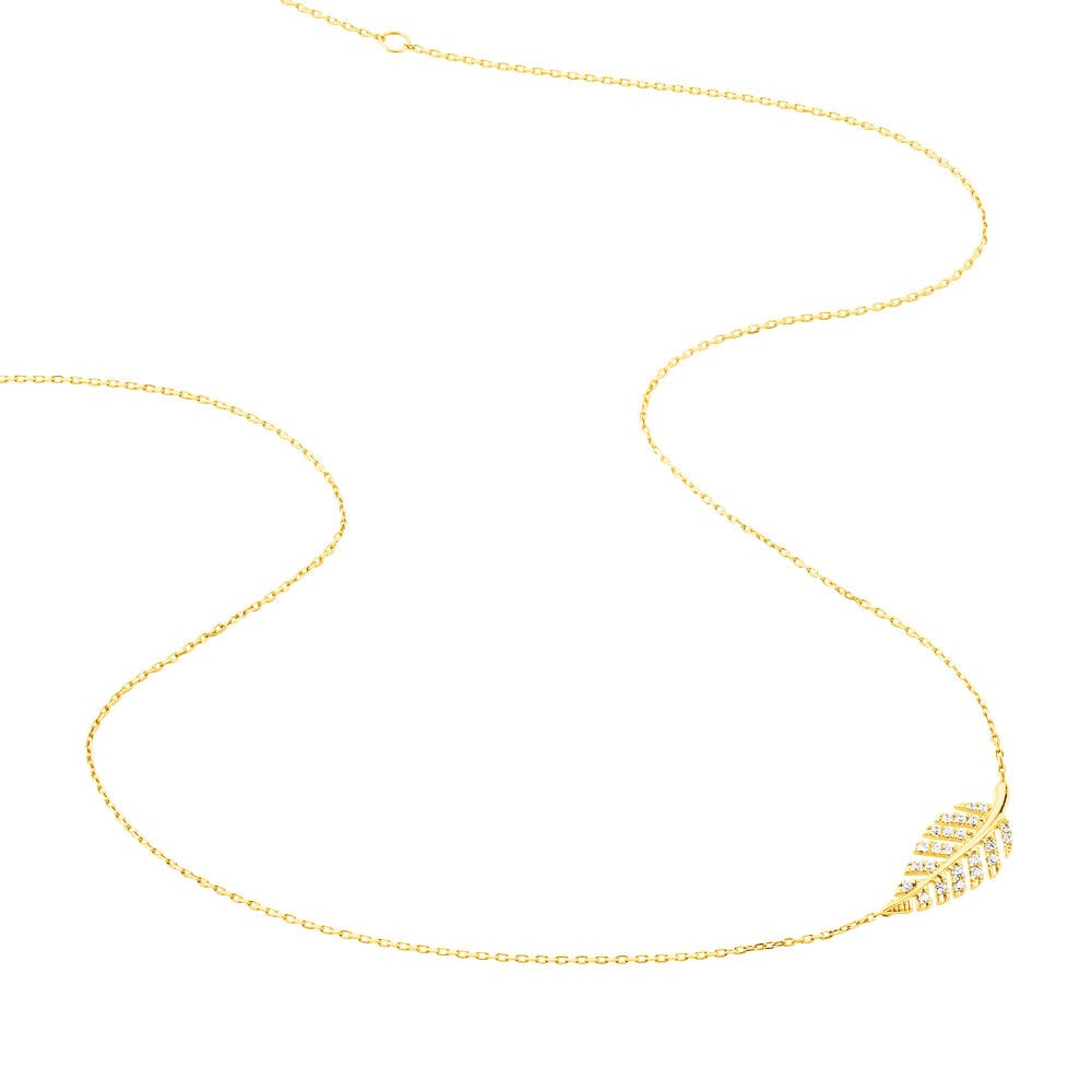 Collier Tourkia Or Jaune Oxyde De Zirconium - Colliers avec pierres Femme | Marc Orian