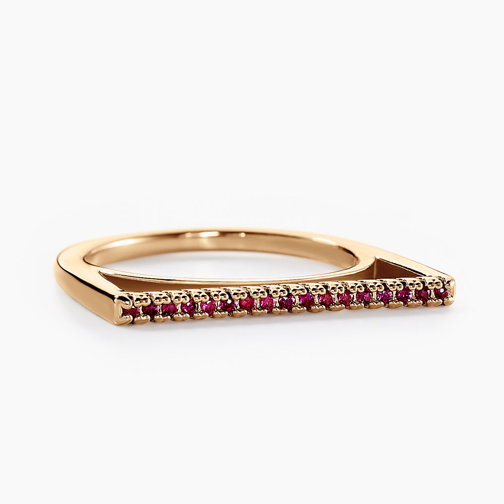 Bague Marika Plaqué Or Doré Pierre D'imitation - Bagues avec pierre Femme | Marc Orian