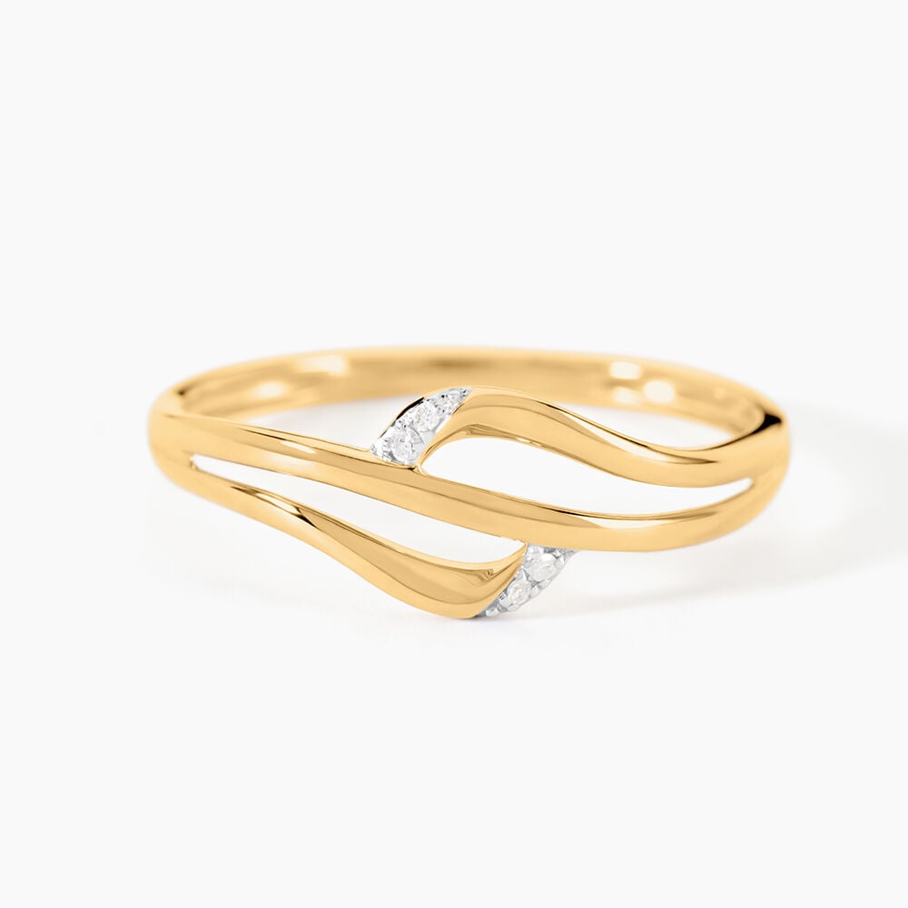 Bague Kipling Or Jaune Diamant - Bagues pierres précieuses Femme | Marc Orian