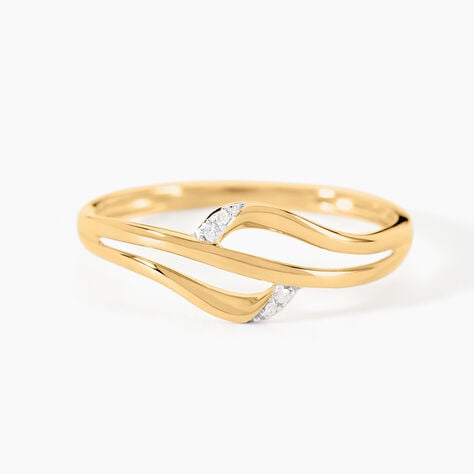 Bague Kipling Or Jaune Diamant - Bagues pierres précieuses Femme | Marc Orian