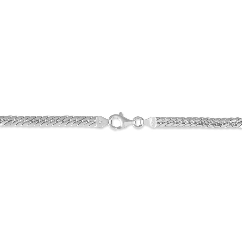 Bracelet Izel Maille Anglaise Or Blanc - Bracelets mailles Femme | Marc Orian