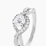 Bague Amarissa Argent Blanc Oxyde De Zirconium - Bijoux fantaisie Femme | Marc Orian