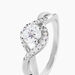 Bague Amarissa Argent Blanc Oxyde De Zirconium - Solitaires Femme | Marc Orian