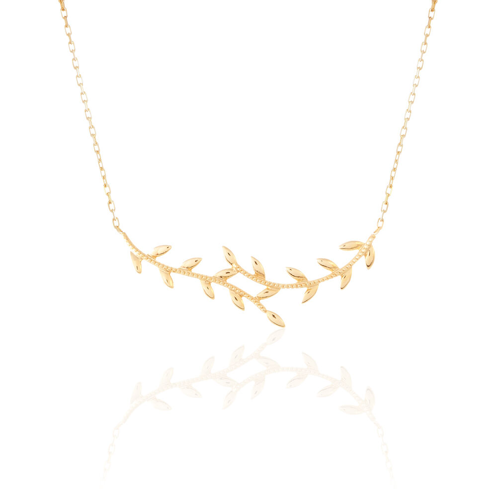 Collier Folia Plaqué Or Jaune - Sélection Bohème Femme | Marc Orian