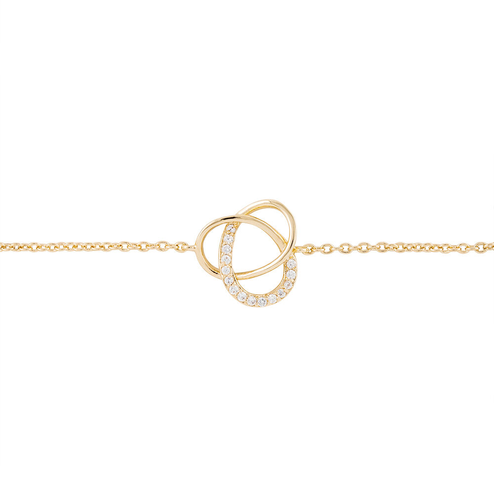 Bracelet Henia Plaque Or Jaune Oxyde De Zirconium - Bracelets fantaisie Femme | Marc Orian