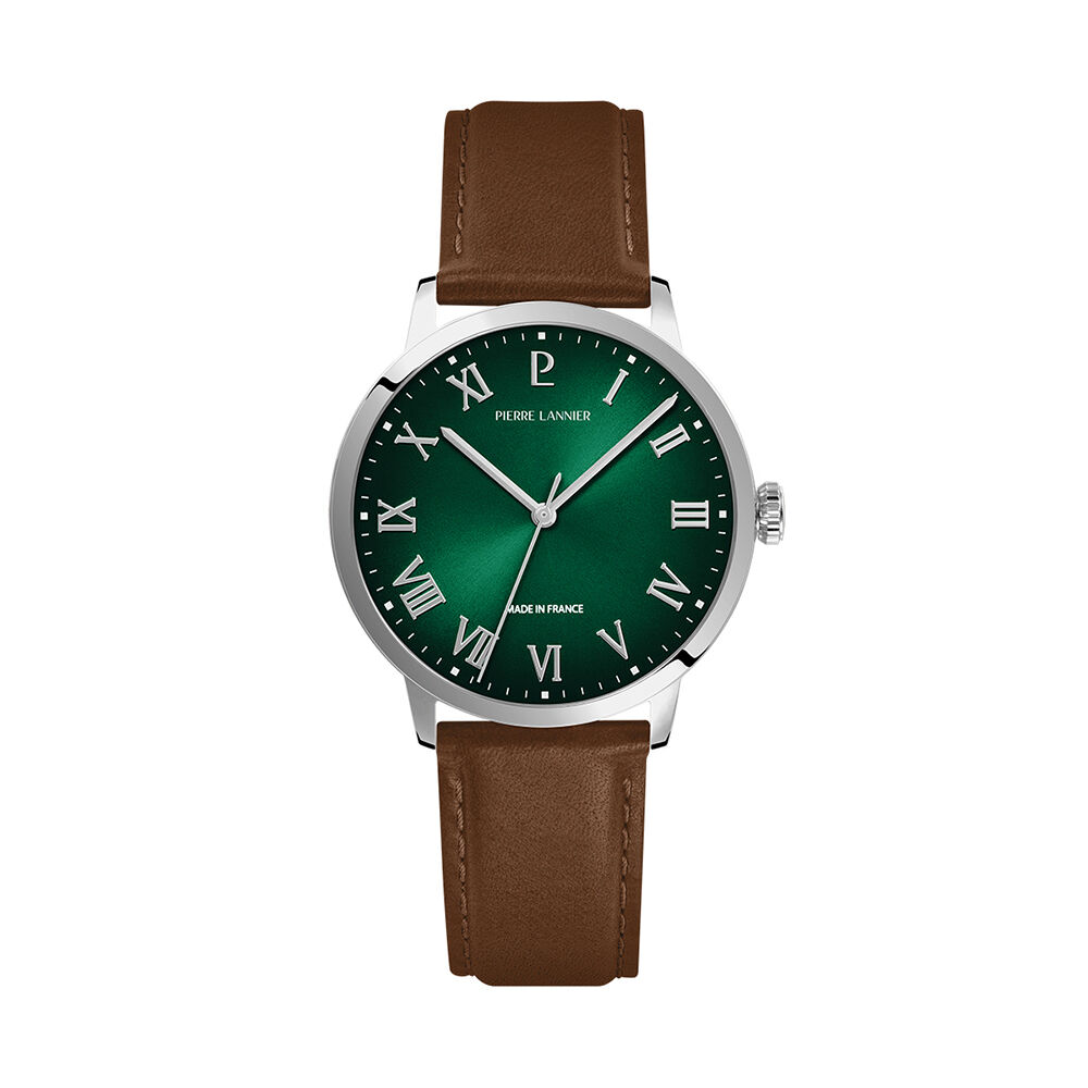 Montre Pierre Lannier Lannier Interval Vert - Montres &eacute;tanches Homme | Marc Orian