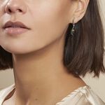 Boucles D'oreilles Pendantes Argent Blanc Odilon Ambre - Pendantes Femme | Marc Orian