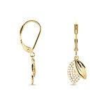 Boucles D'oreilles Pendantes Plaqu&eacute; Or Jaune Simao Oxydes De Zirconium - Pendantes Femme | Marc Orian