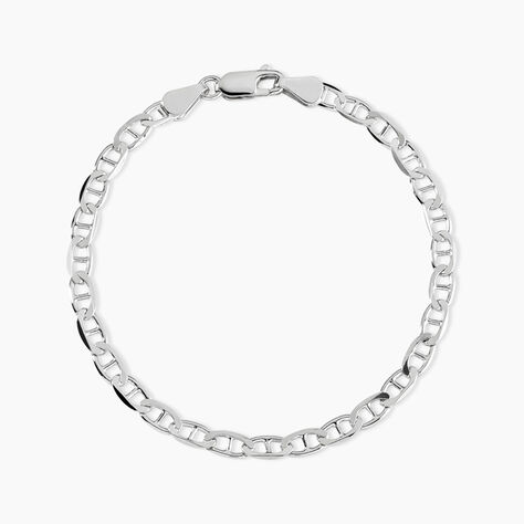 Bracelet Piato Argent Blanc - Bracelets fantaisie Homme | Marc Orian