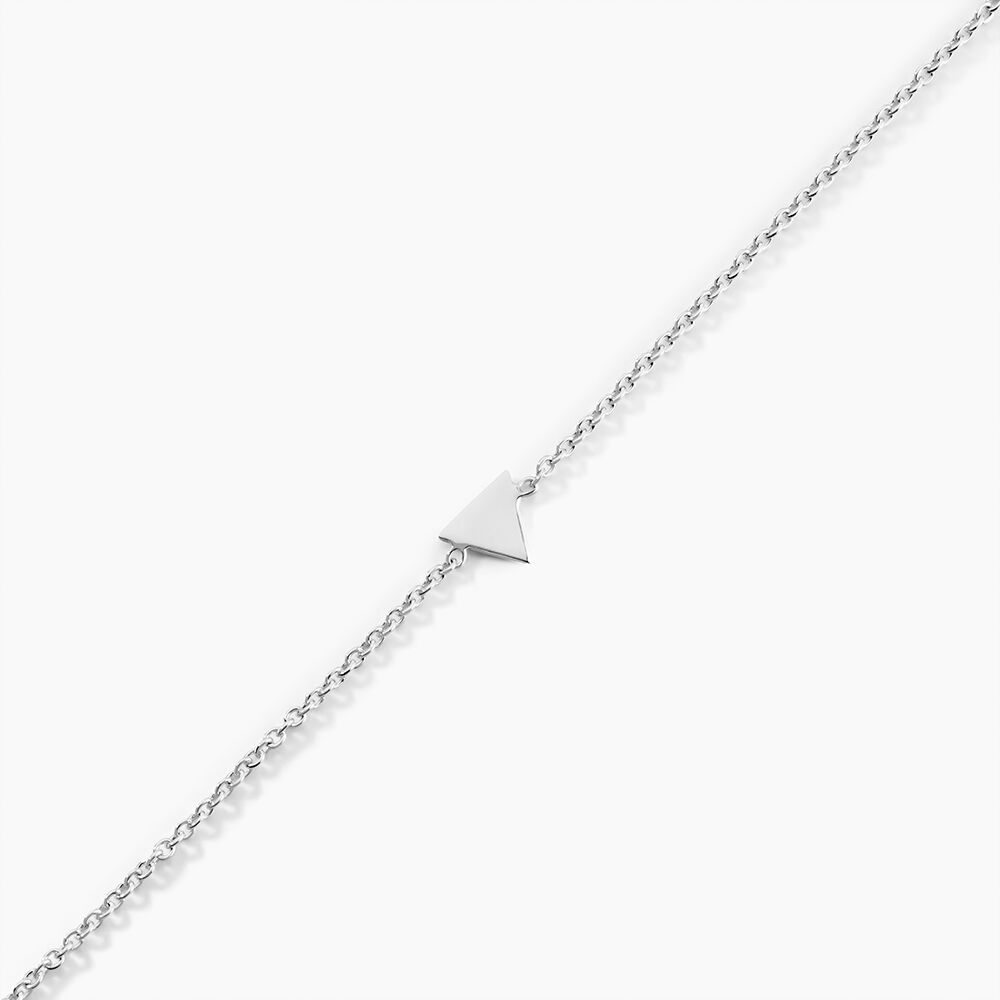 Bracelet Trilia Argent Blanc - Bracelets chaînes Femme | Marc Orian
