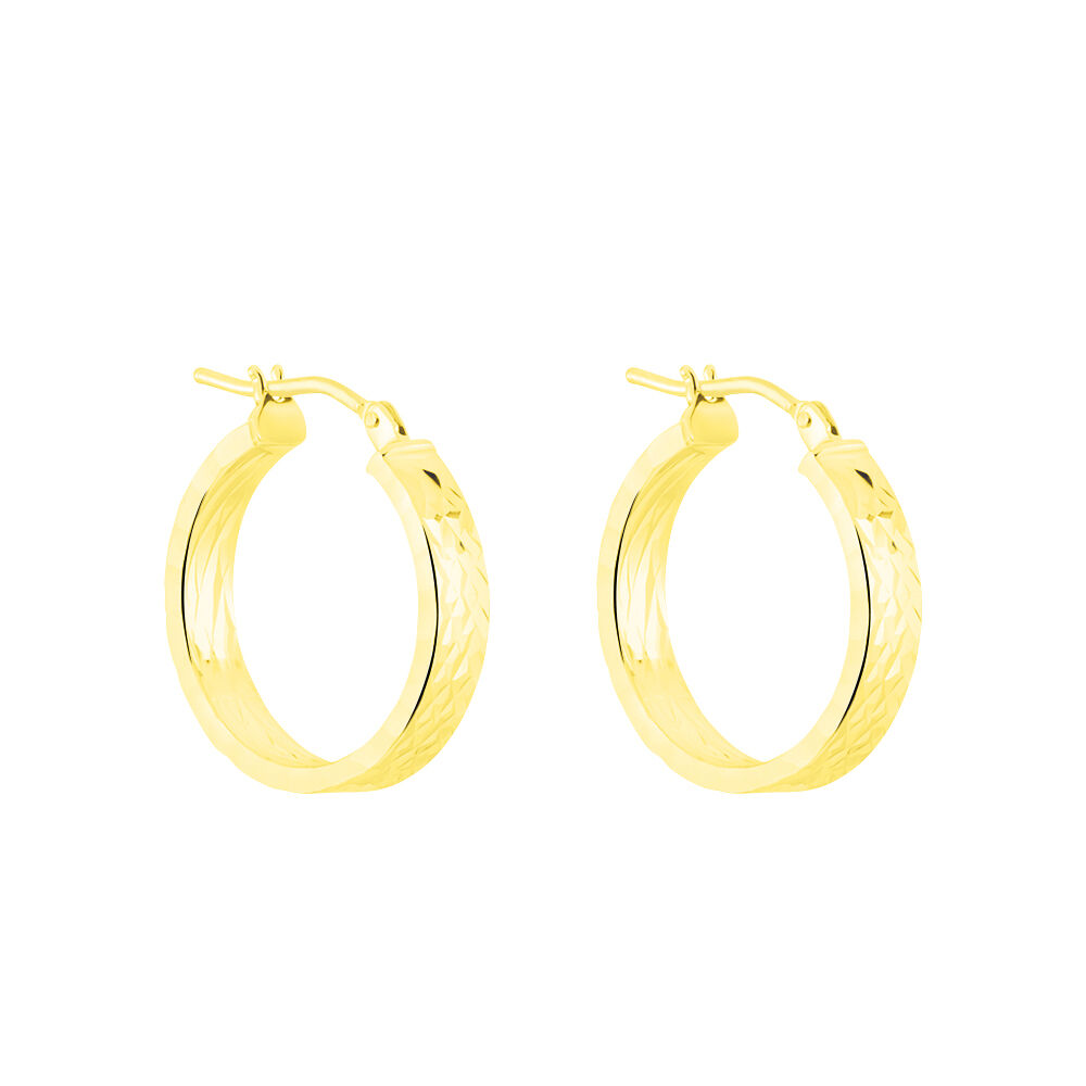 Cr&eacute;oles Gabriela Or Jaune - Cr&eacute;oles Femme | Marc Orian