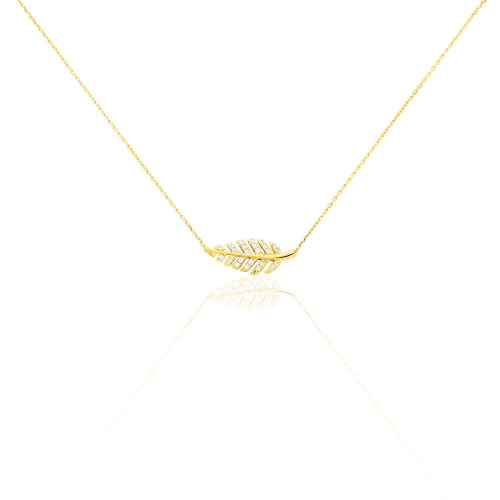 Collier Tourkia Or Jaune Oxyde De Zirconium - Colliers avec pierres Femme | Marc Orian