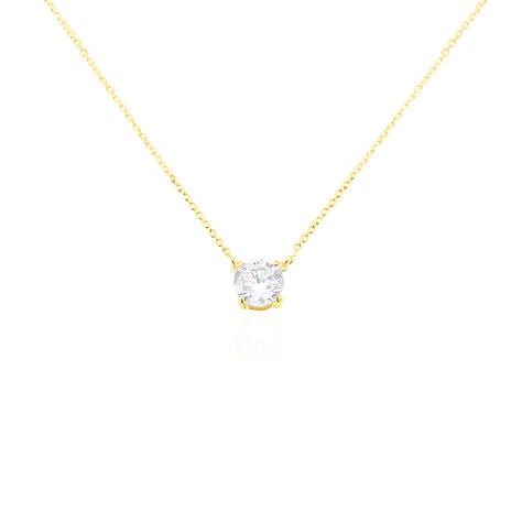 Collier Ponama Or Jaune Oxyde De Zirconium - Colliers avec pierres Femme | Marc Orian