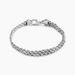 Bracelet Jerry Maille Corde Or Blanc - Bracelets mailles Femme | Marc Orian