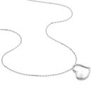Collier Isalyne Argent Blanc C&eacute;ramique - Colliers avec pierres Femme | Marc Orian