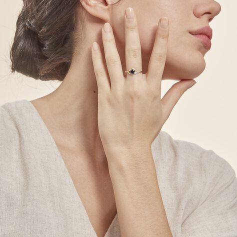 Bague Sagesse Or Jaune Saphir Et Diamant - Bagues Solitaire Femme | Marc Orian