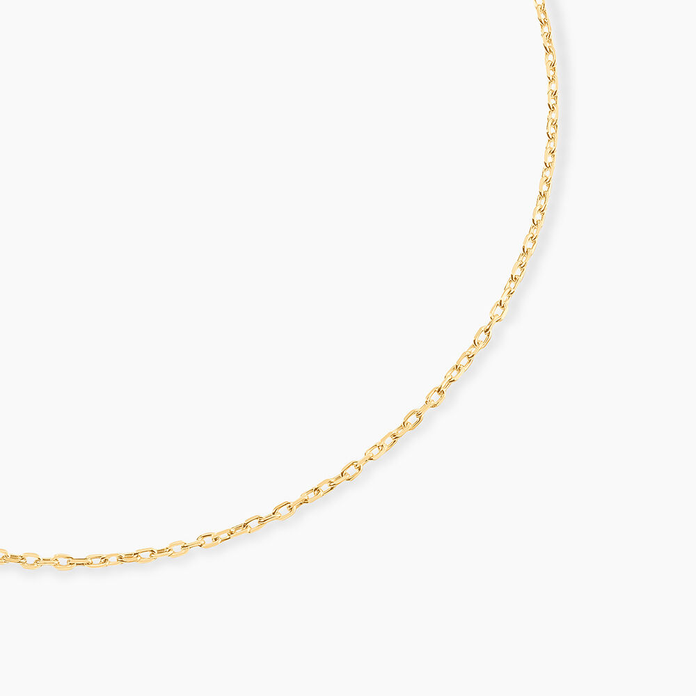 Chaîne Igoa Maille Forçat Diamantee Or Jaune - Chaines Femme | Marc Orian