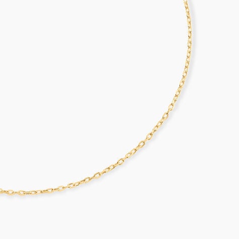 Chaîne Igoa Maille Forçat Diamantee Or Jaune - Chaines Femme | Marc Orian