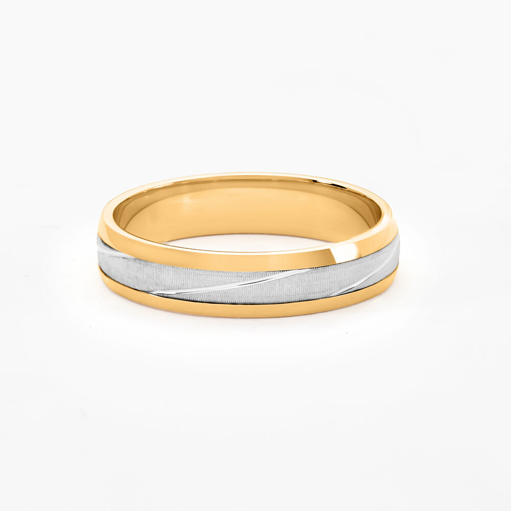 Alliance Anthonio Or Bicolore - Alliances duo Unisex | Marc Orian