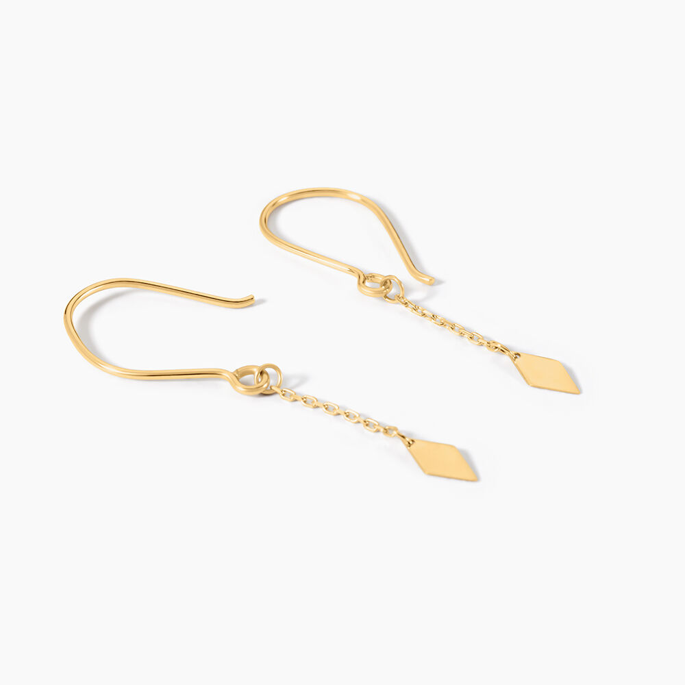 Boucles D'Oreilles Pendantes Linwood Or Jaune - Pendantes Femme | Marc Orian