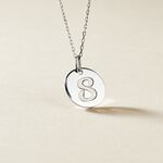 Pendentif Efiso Argent Blanc - Bijoux fantaisie Famille | Marc Orian