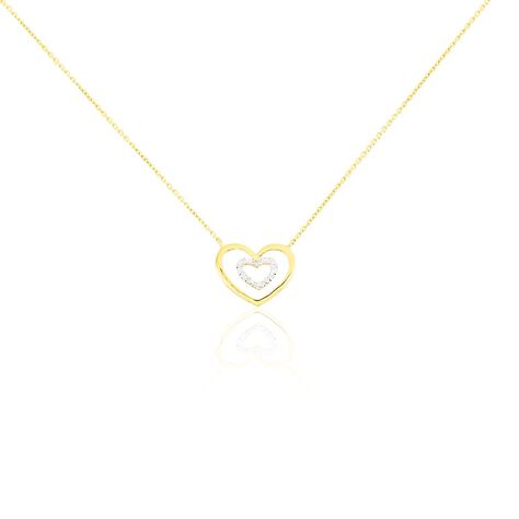 Collier Or Jaune Juliame Diamants - Colliers avec pierres Femme | Marc Orian