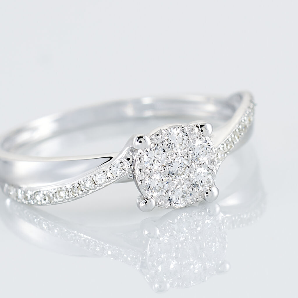 Bague Hebe Or Blanc Diamant dfbdw09oh Marc Orian Bijouterie En Ligne