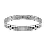 Bracelet Boss Links Essentials Acier Blanc - Bracelets cha&icirc;nes Homme | Marc Orian
