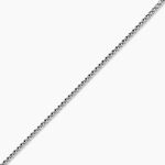 Bracelet Jany Maille Palmier Or Blanc - Bracelets mailles Femme | Marc Orian