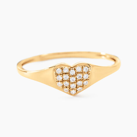 Bague Bomb Lover Or Jaune Oxyde De Zirconium - Bagues de promesse Femme | Marc Orian