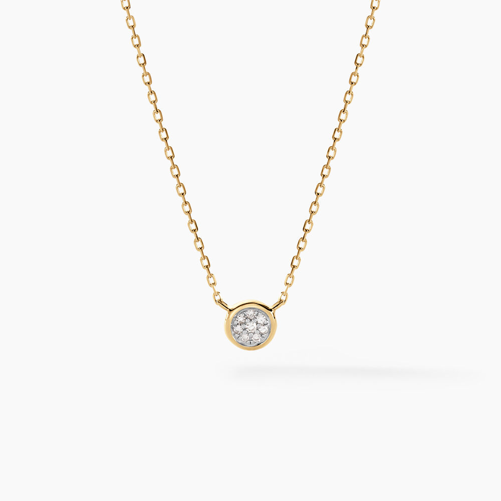 Collier Or Jaune Sofia Diamants - Colliers avec pierres Femme | Marc Orian