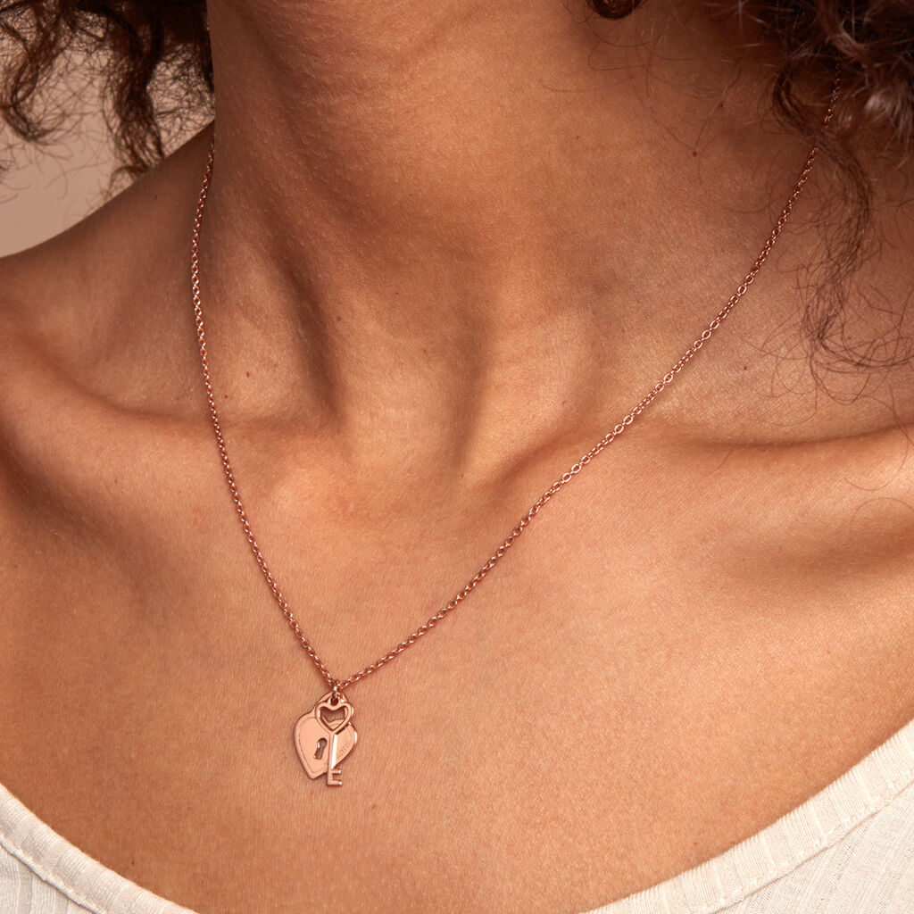 Collier Lyov Argent Rose - Colliers Femme | Marc Orian