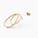 Boucles D'oreilles Pendantes Iza Plaque Or Jaune - Pendantes Femme | Marc Orian