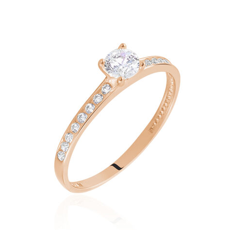 Bague Or Rose Harem Oxyde - Bagues Solitaire Femme | Marc Orian