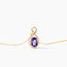 Collier Passion Or Jaune Amethyste Et Oxyde De Zirconium - Colliers avec pierres Femme | Marc Orian