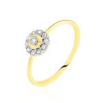 Bague Charletta Or Jaune Diamant - Parures de mariage Femme | Marc Orian