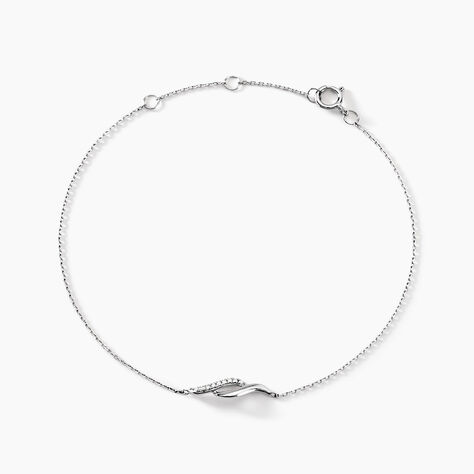 Bracelet Tylane Or Blanc Diamant - Bracelets cha&icirc;nes Femme | Marc Orian
