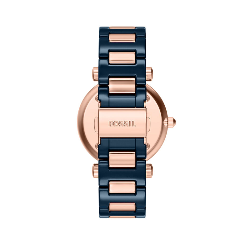 Montre Fossil Carlie 38 Bleu - Montres &eacute;tanches Femme | Marc Orian
