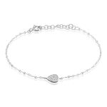Bracelet Hiram Argent Blanc Oxyde De Zirconium - Bracelets fantaisie Femme | Marc Orian