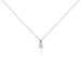 Collier Alexandra Or Blanc Diamant - Colliers solitaires Femme | Marc Orian