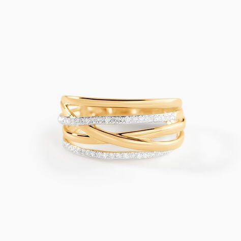 Bague Presilia Or Jaune Diamant - Parures de mariage Femme | Marc Orian