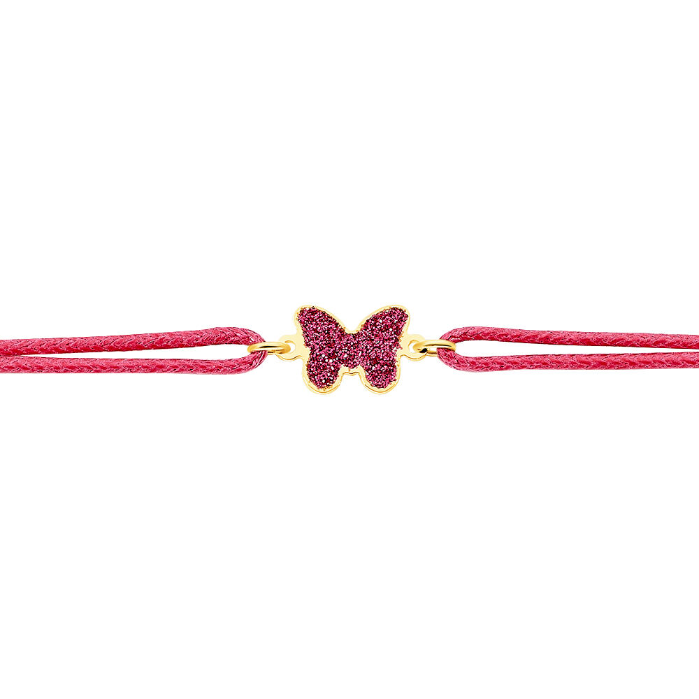 Bracelet Solena Papillon Or Jaune - Bracelets cordons Enfant | Marc Orian
