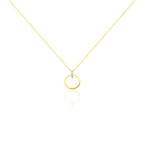 Collier Or Jaune Melissande Diamants - Colliers avec pierres Femme | Marc Orian